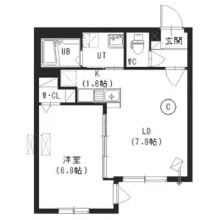 DOLCE ATSUBETSU(ドルチェ 厚別)【4階】の間取り