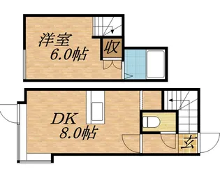 エリーカハイツ【2階】の間取り