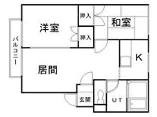 北13条プレインA【0201号室】の間取り