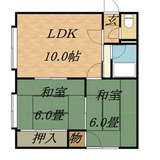 サカヰコーポ【0202号室】の間取り