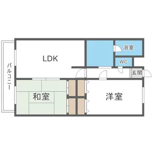 岡田ビル【303号室】の間取り