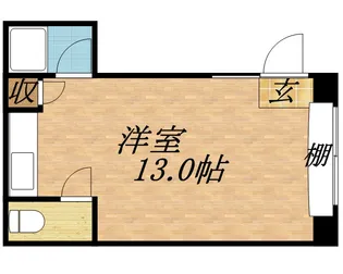 ツインビルB【0301号室】の間取り