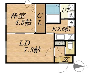 フィルズガトーレ【0402号室】の間取り