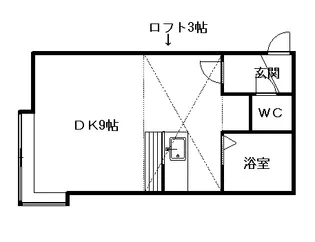 シンフォニー【210号室】の間取り