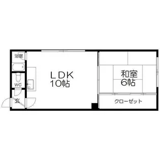 ハイツ山本【103号室】の間取り