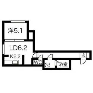 E-horizon美園Ⅱ【1階】の間取り