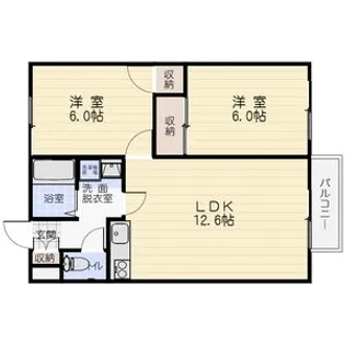 コーポラスワイド【203号室】の間取り