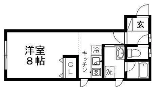 メープルハウス【103号室】の間取り