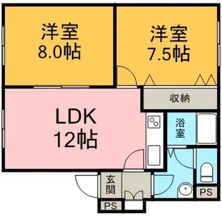 MJアームス【3階】の間取り