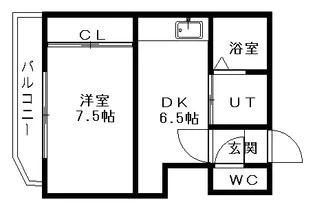 AMMS18【8階】の間取り