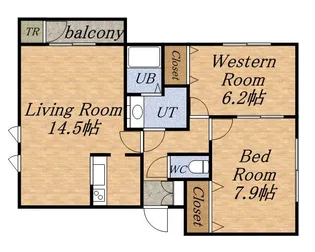 ユイマールハウス【4階】の間取り