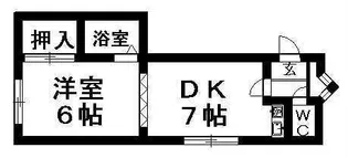 ハイツラークヒルズ【401号室】の間取り