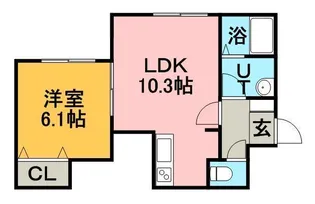 プレシャス23番館【2階】の間取り