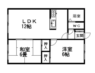 第1佐藤マンション【2階】の間取り