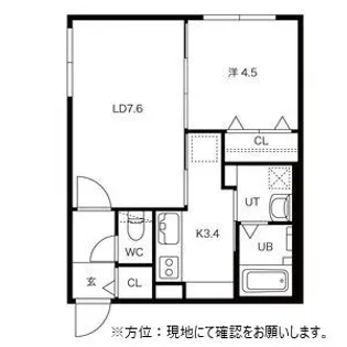 VIALATTEA美園(ヴィアラッティア美園)【0405号室】の間取り