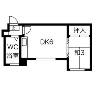 南郷ハイツ【2階】の間取り