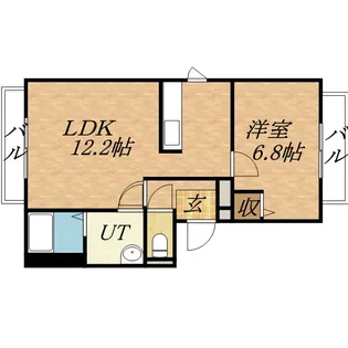 ディアス弥生B【0202号室】の間取り