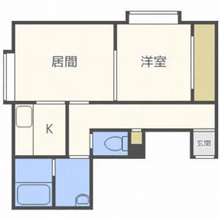 フォレスト栄通B【2階】の間取り
