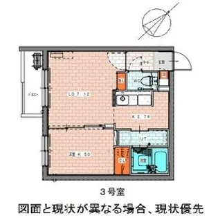 TOMORROW福住 EAST(トゥモロー福住イースト)【4階】の間取り