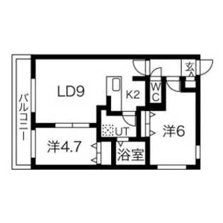 YTYHIRAGISHI【4階】の間取り