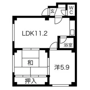 リ・ビエール【306号室】の間取り