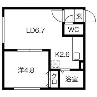 マスターズ18【202号室】の間取り