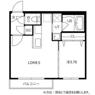 FERIO月寒中央(フェリオ月寒中央)【4階】の間取り