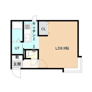 エルムパーク白石【1階】の間取り