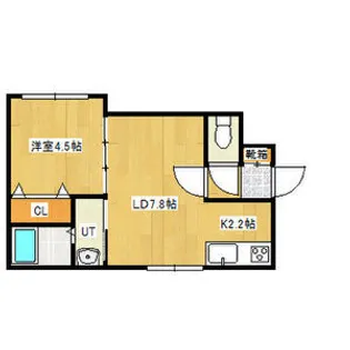 A BOND東札幌【1階】の間取り