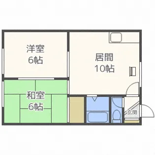キャッスルエンジェル【0103号室】の間取り