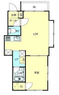 パークシティ新札幌【202号室】の間取り