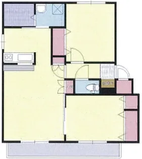 ヴォラーレ桂台【302号室】の間取り