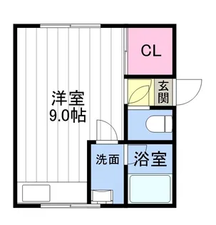ホワイトコートカヤ13【202号室】の間取り