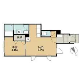 シャルール【1階】の間取り