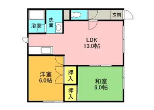 フロンティア池田【0202号室】の間取り