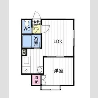 はなぶさ館【201号室】の間取り
