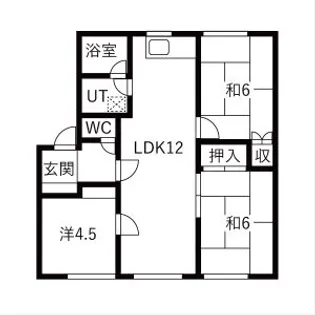 アーバンハイツ【2階】の間取り