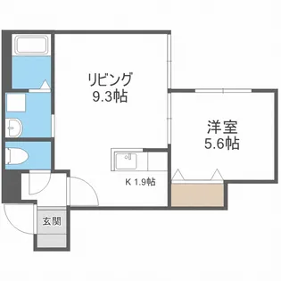 PRIME北広島(プライム北広島)【2階】の間取り