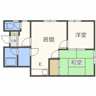 ハッピーマンションNO3【0101号室】の間取り