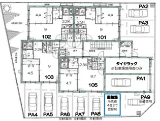 グランデール新札幌Ⅰ(B棟)【1階】の間取り