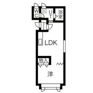 ドリームラッシュⅠ【205号室】の間取り