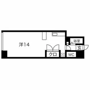 パワービル大麻駅前【406号室】の間取り