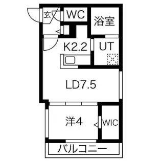 eleverひばりが丘【4階】の間取り