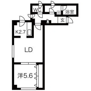 奥野マンション【3階】の間取り