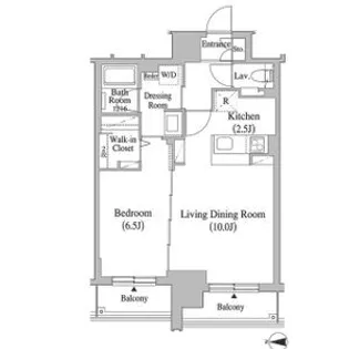 Fリミテッド北広島【4階】の間取り
