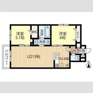 AYA HILLS【3階】の間取り