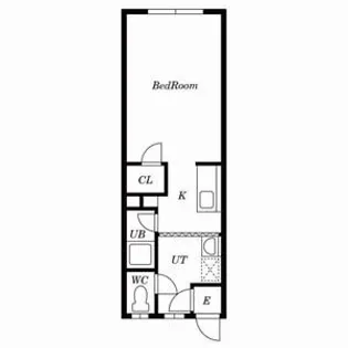 東パークハイツ【106号室号室】の間取り