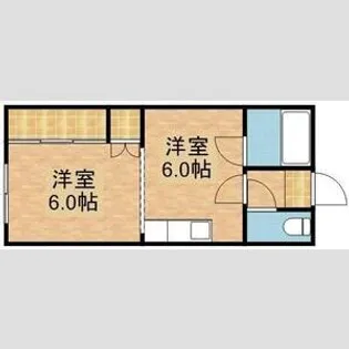 MSコーポ(エムズコーポ)【203号室号室】の間取り