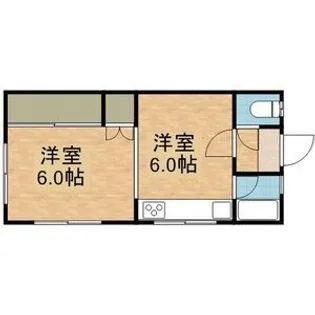 MSコーポ(エムズコーポ)【201号室号室】の間取り