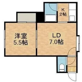 タプロコート清田【202号室号室】の間取り